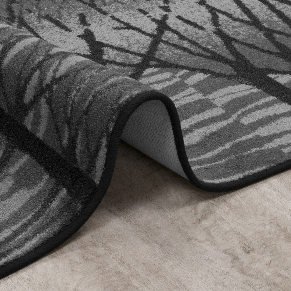Woodland Way 5'4" X 7'8" Area Rug, Color Fog