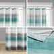 Madison Park Essentials Saben Casual Water Color Stripe Print Shower Curtain