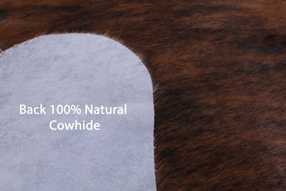 Brindle Natural Cowhide Rug 6' 7" X 6' 1" C2315