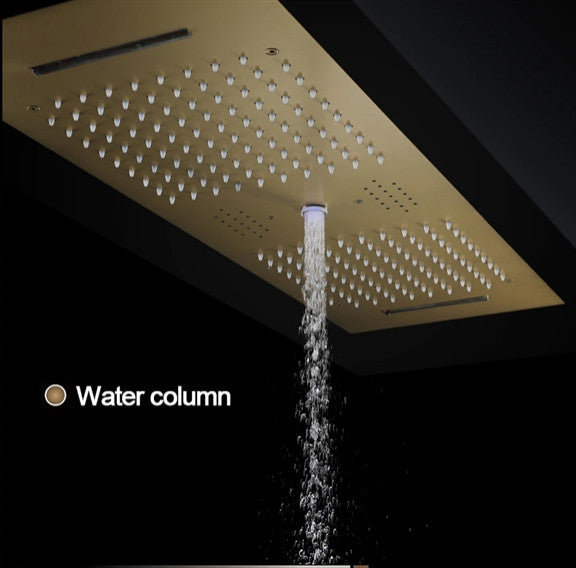 Rainfall Musical Shower System With Hand Shower, Style F- Remote Control Light