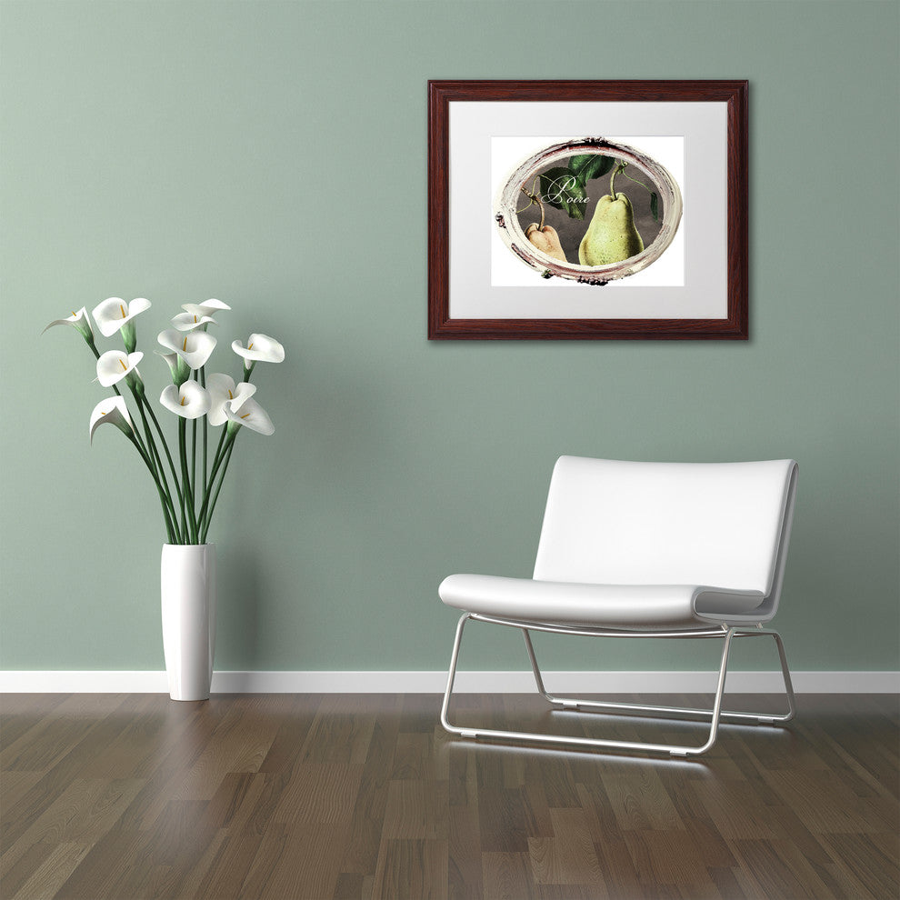Color Bakery 'Paris in Frames 9' Matted Framed Art, Wood Frame, White Mat, 14x11