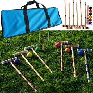 Complete Croquet Set with Carrying Case by Trademark Games
