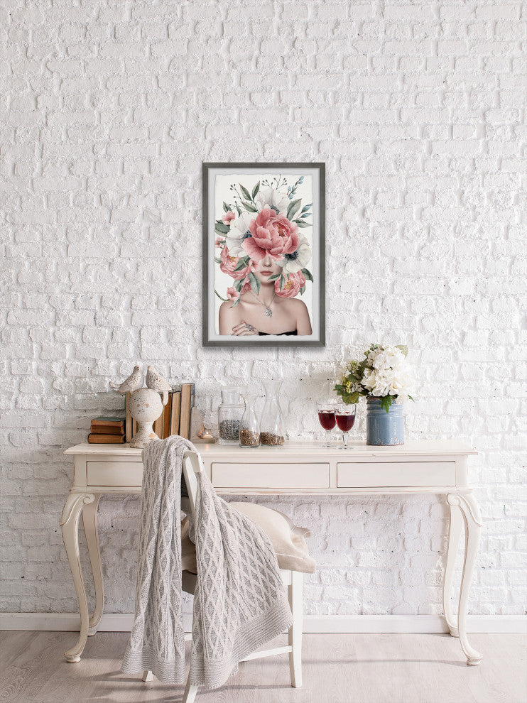 "Enchanted Beauty" Framed Painting Print, 12x18