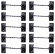 10 Cabin Hook Eye Shed Gate Door Latch Locker Holder 6" Iron