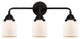 Small Bell Bath Vanity Light, Matte Black, Matte White, Matte White