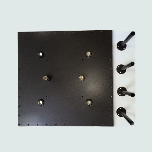 Fontana Oil Rubbed Bronze Square Color Changing LED Rain Shower Head
