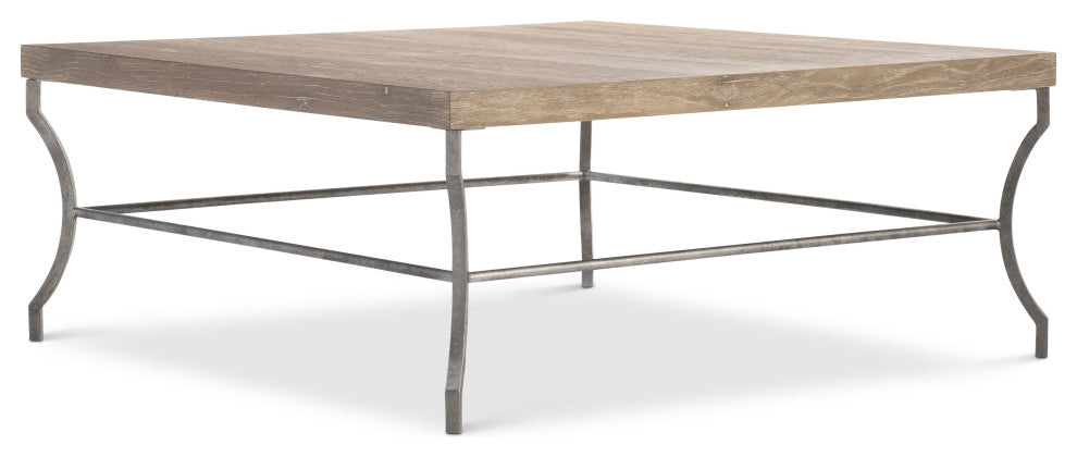 Bernhardt Tribeca Cocktail Table With Metal Legs