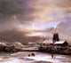 Jacob Van Ruisdael Winter Landscape Wall Decal