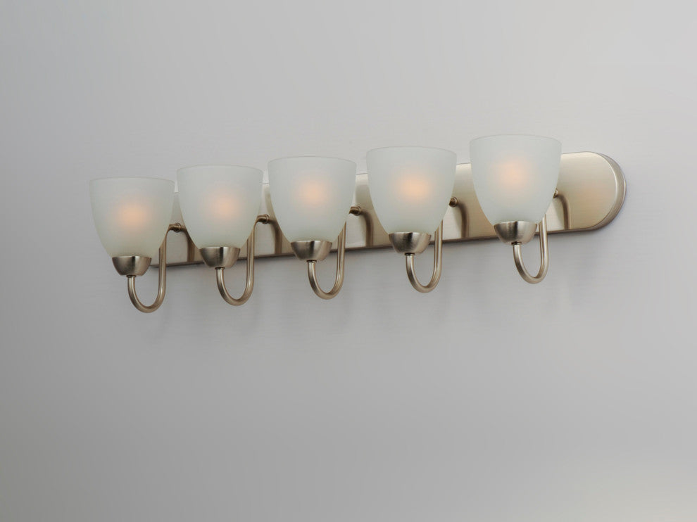 Maxim 11385FT Axis 5 Light 36"W Bathroom Vanity Light - Satin Nickel