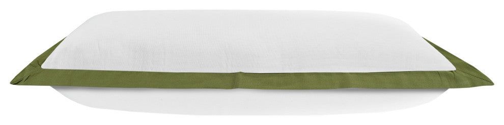 Flora Empire Bordered Throw Pillow, 14"x36"