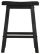 Sonoma Saddle Seat Counter Stool, Black Charcoal, Counter Height, Single