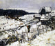 Constantin Alexeevich Korovin Winter Premium Canvas Print