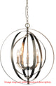 CWI Lighting 9811P225606 Five Light Chelier Delroy Satin Nickel