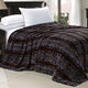 Chocolate Snake Safari Flannel Fleece Blanket, Twin