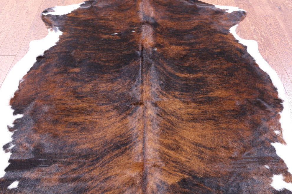 Brindle Natural Cowhide Rug 6' 11" X 6' 3" C2200