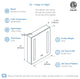LED Mirror Medicine Cabinet With Defogger, Dimmer and Outlets, 24" Right
