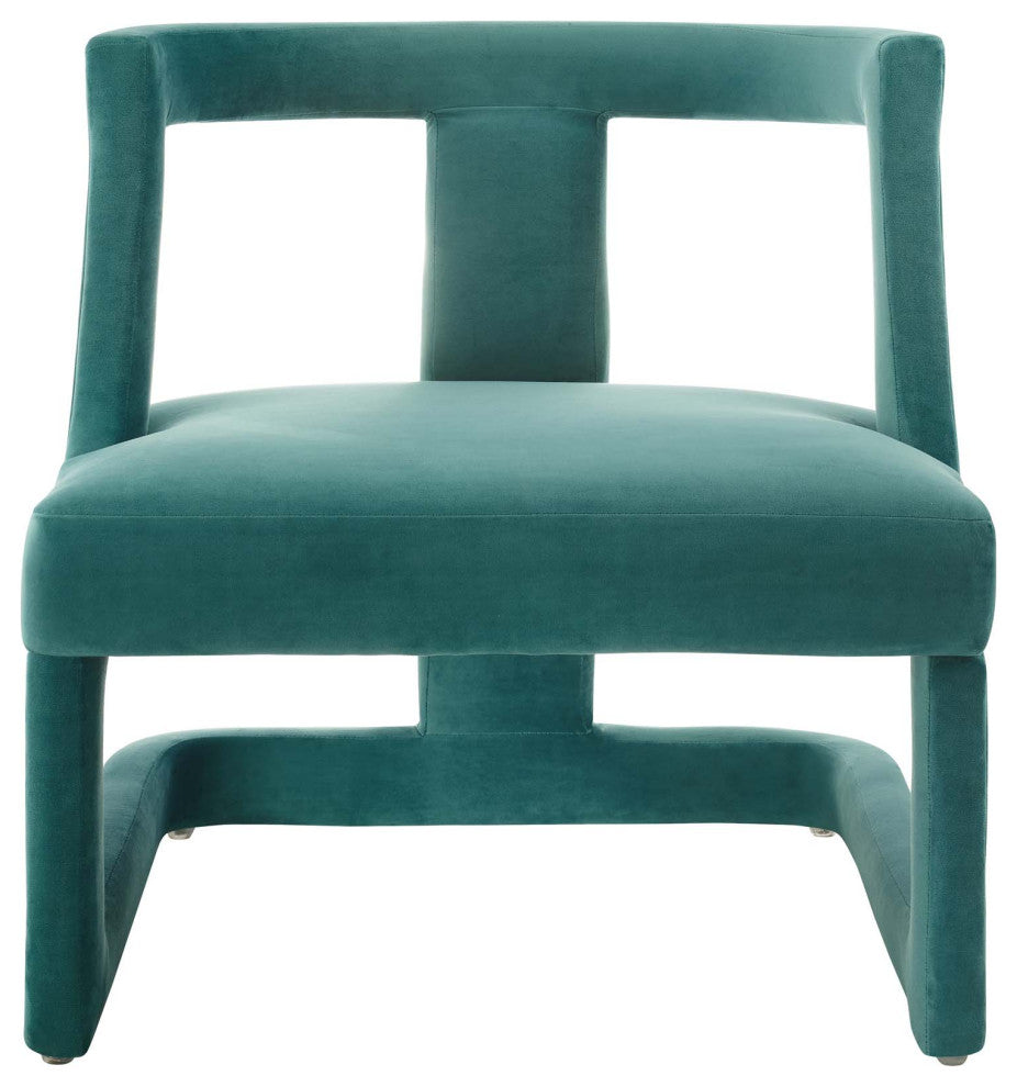 Armchair Accent Chair, Set of 2, Velvet, Teal Blue, Modern, Lounge Hospitality