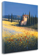 "Summer VIlla" By David Short,Ready to Hang Giclee Print on Gallery Wrap Canvas