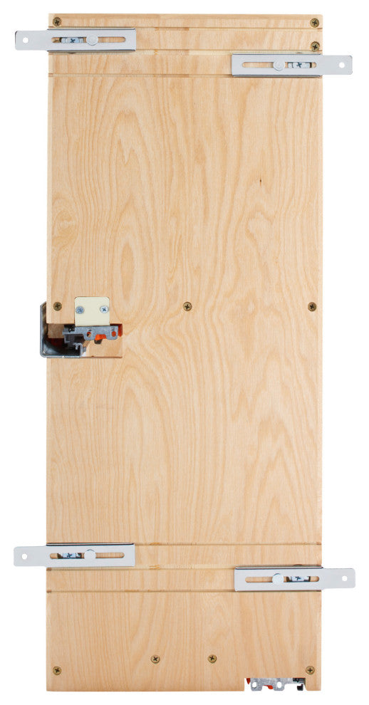 Wood Base Cabinet Utility Pull Out Organizer With Soft Close, 10.5"