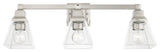 Livex Lighting Mission 3 Light Brushed Nickel Vanity Sconce