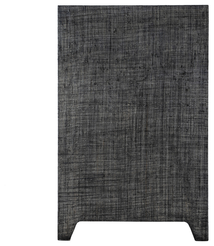 Butler Specialty Company Bar Harbor Raffia 4 Door 70" Sideboard - Charcoal