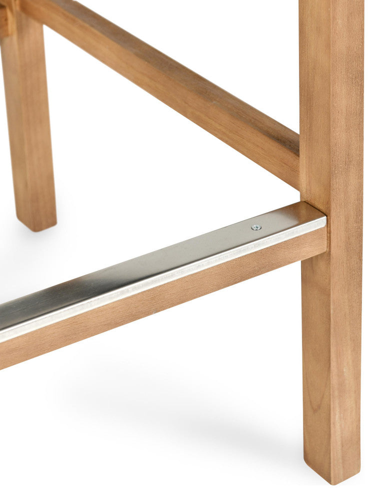 Home Karla Tufted 24" Counterstool by Kosas Home, French Beige