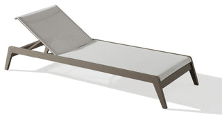 Graphite Aluminum Frame Sun Lounger, Andrew Martin Harlyn