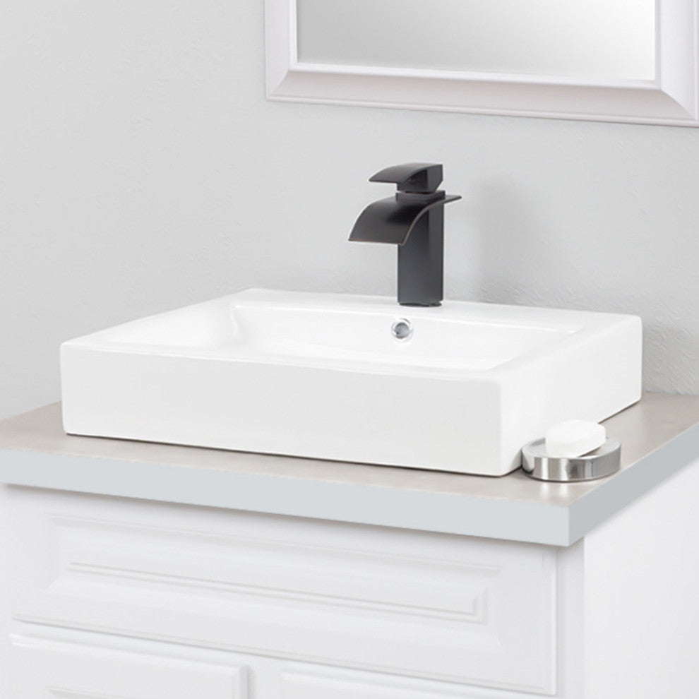 Novatto Remi Single Lever WaterSaver Bathroom Faucet, GF-136SWS, Oil Rubbed Bronze