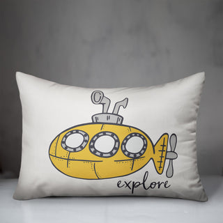 Yellow Submarine 14x20 Spun Poly Pillow