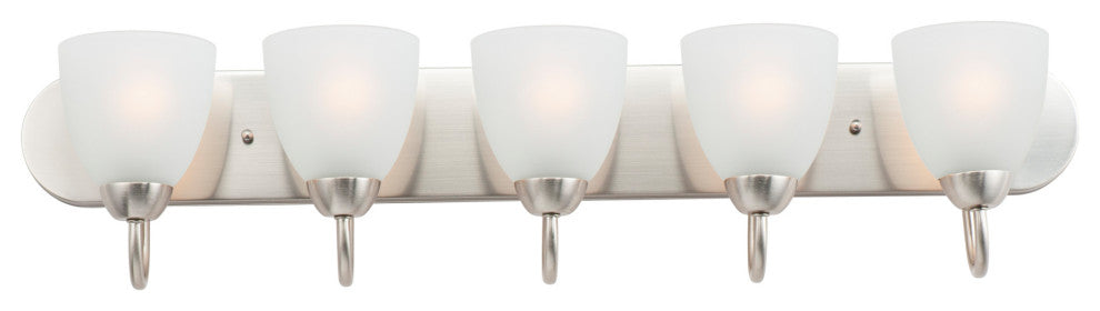 Maxim 11385FT Axis 5 Light 36"W Bathroom Vanity Light - Satin Nickel