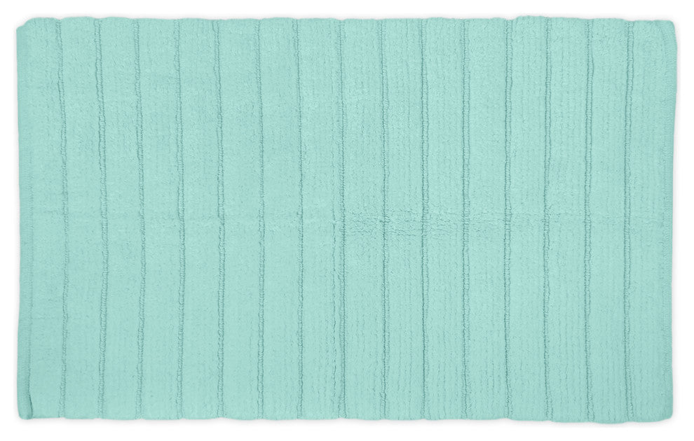 Mint Ribbed Rug, 17"x24"