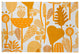 Flower Forest Spring Chenille Rug, Mango, 2'x3'