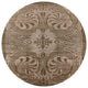 Ahgly Company Indoor Round Mid-Century Modern Area Rugs, 4' Round