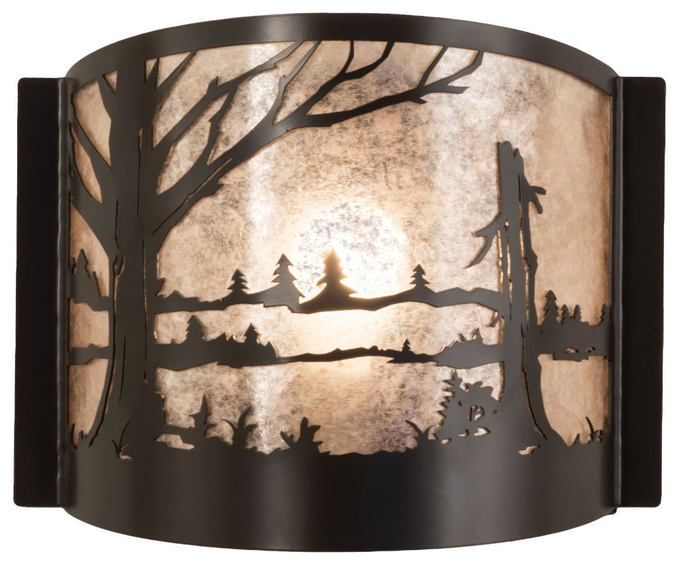 12 Wide Quiet Pond Wall Sconce