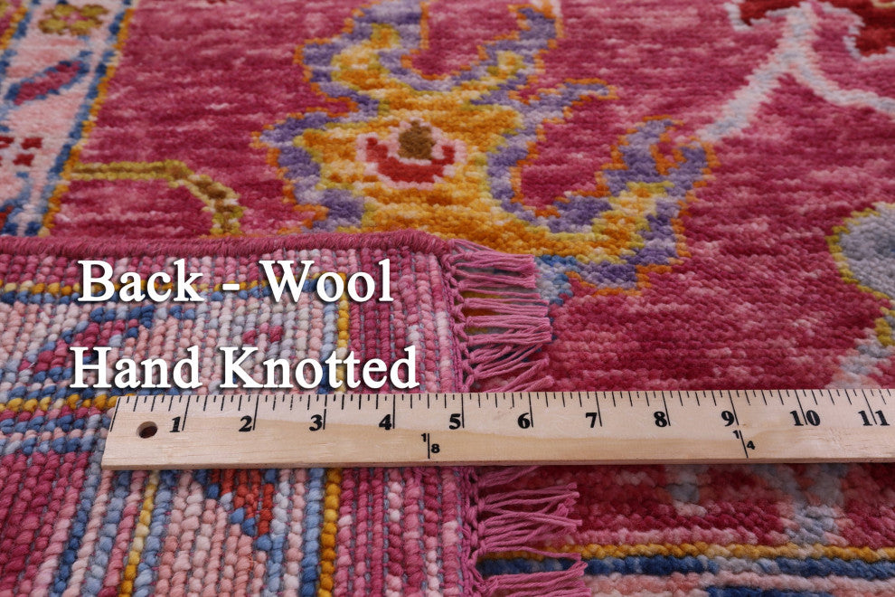 Turkish Oushak Handmade Wool Rug 7' 11" X 9' 9" - Q16067