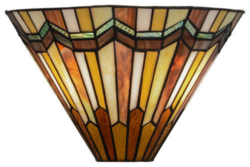 13"W Prairie Delta Wall Sconce