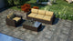 Arden 3 Piece Sofa Set, Heather Beige