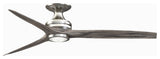 Fanimation Spitfire-KIT-60-LK-F Spitfire 60" 3 Blade Indoor / - Brushed Nickel