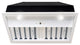 30" Insert/Built-in Satin White Range Hood, Dimmable, 3-Speeds 600CFM, Cool White Light, Satin White