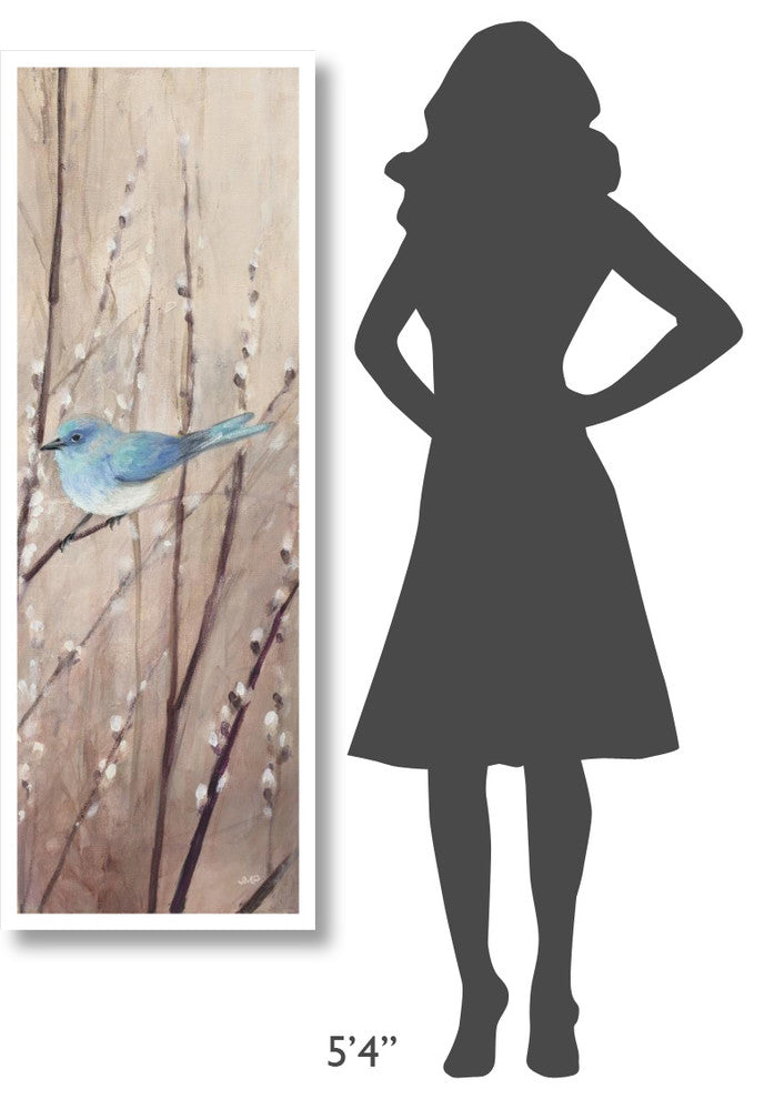 "Pretty Birds" Digital Paper Print by Julia Purinton, 20"x56"