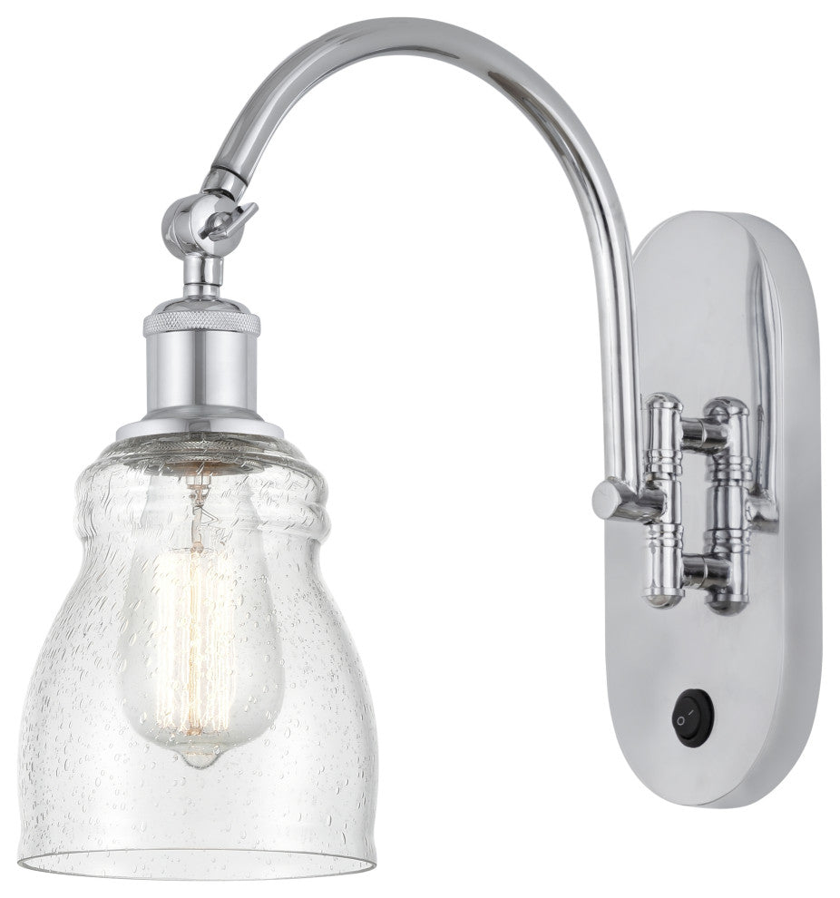 Innovations 518-1W-PC-G394-LED Ellery 1 Light 5.3" Sconce, Polished Chrome