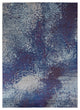 Weave & Wander Adelmo Abstract Contemporary Rug, Blue/Purple, 6'7"x9'6"