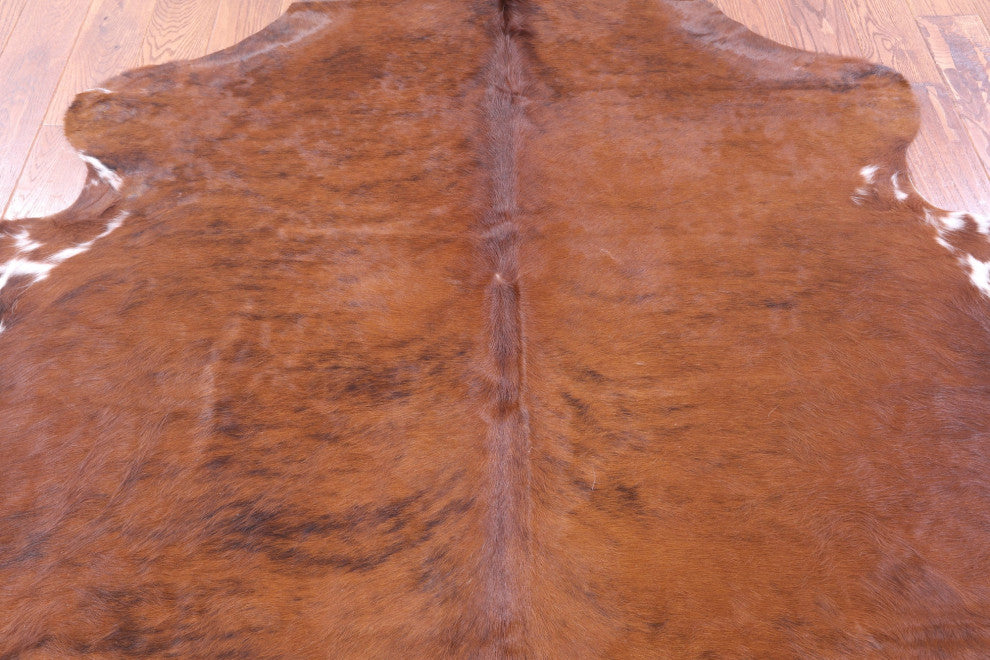 5' 7" X 5' 2" Natural Cowhide Rug C2005