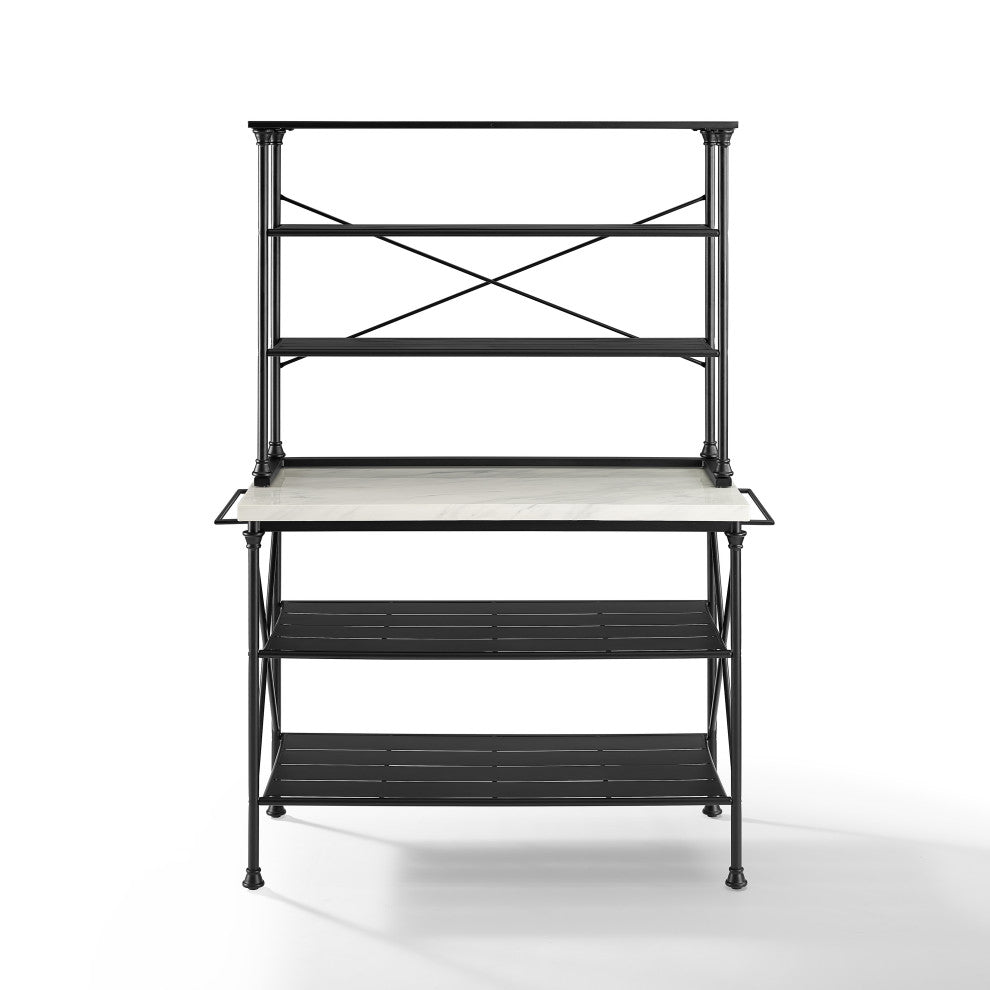 Madeleine Kitchen Island and Hutch