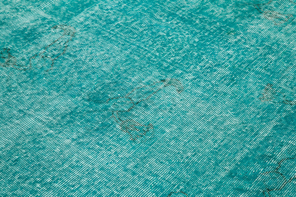 Rug N Carpet - Hand-knotted Oriental 7' 1" x 10' 1" Over-dyed Large Area Rug