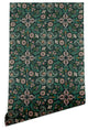 Deny Designs Pimlada Phuapradit Emerald maze Wallpaper, Green, 2'x4'