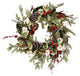 Cotton Pinecone Wreath 24"