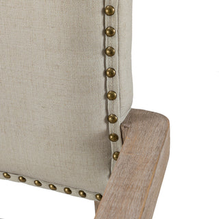 Swivel Office Task Chair With Nailhead Trim, Navy