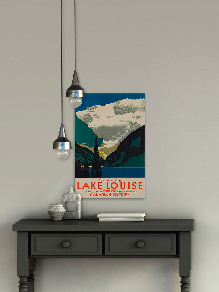 "Canadian Rockies II" Painting Print on Wrapped Canvas, 20"x30"