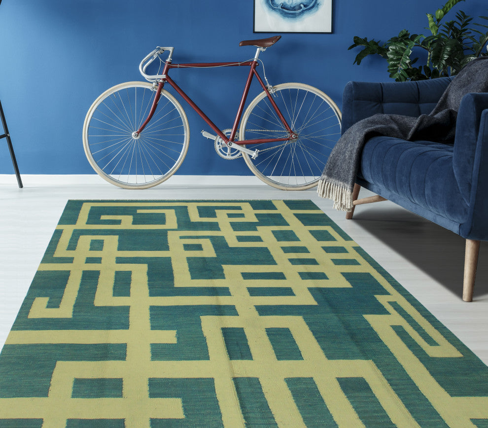 Winchester Kilim Rana Blue Rug